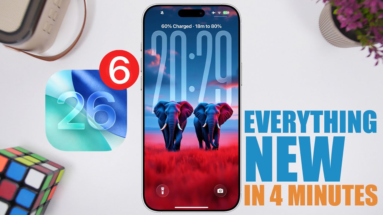 iOS 26 Beta 6 Released - Everything NEW in 4 Minutes ! iOS 26 Beta 6 Released - Everything NEW in 4 Minutes !