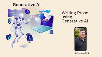 Writing prose using Generative AI | AI & ELE