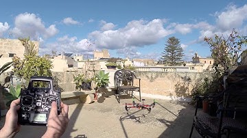 Naza alternate GPS adapter. First test flight