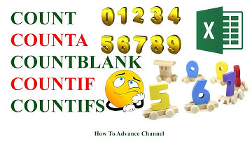 Cách Dùng Hàm Count, CountA, CountBlank, Countif, CountifS