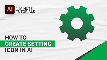 How To Create Cog / Settings Icon in Adobe Illustrator