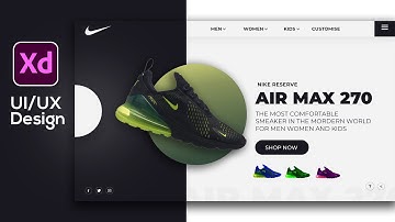 How to make E-commerce website  UI/UX design in 2024 step by step | Adobe XD Tutorial.
