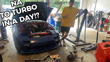 Turbocharging an N/A FC RX-7 in a day!?
