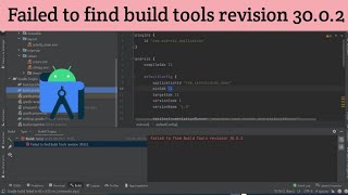 Failed To Find Build Tools Revision 30.0.2