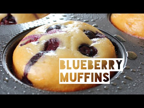 Healthy Blueberry Muffin Recipe | How To Make Low Fat Low Calorie Blueberry Muffins