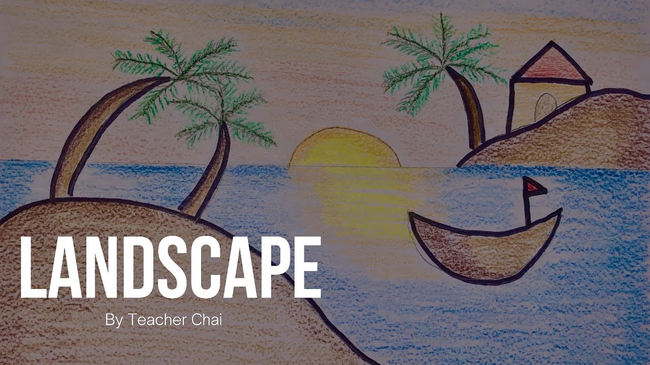 LANDSCAPE Foreground, Middleground, Background Artwork for Kids