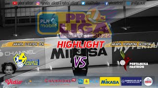 PROLIGA 2022-Highlight Match 12 (Women) Jakarta Elektrik PLN vs Jakarta Pertamina Fastron