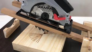 Trick with Handyman's circular saw to solve your daily life