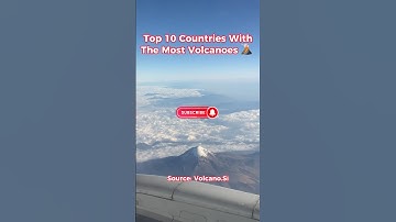 Countries That Have The Most Volcanoes #top10 #volcanoes #volcano #countrycomparison
