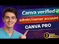Canva Verified Admin / Owner Account Buy 2026 | Add 500 Member Admin panel new |