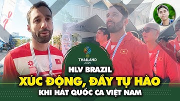 HLV Brazil xúc động, đầy tự hào khi Quốc ca Việt Nam vang lên ở lễ Thượng cờ tại SEA Games 2025