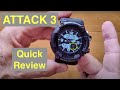 LOKMAT ATTACK 3 IP68 Waterproof Bluetooth Calling Ruggedized Smartwatch: Quick Overview