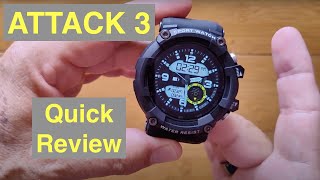 Lokmat Attack 3 Ip68 Waterproof Bluetooth Calling Ruggedized Smartwatch Quick Overview