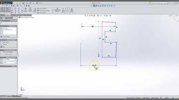 SOLIDWORKS revolve sketch dimension technique