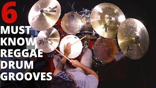 6 Must Know Reggae Drum Grooves | Learn Drum Beats | Lesson by Ben Satterlee Drum Teacher