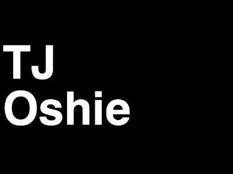 How to Pronounce TJ Oshie St. Louis Blues NHL Hockey Player Runforthecube - YouTube