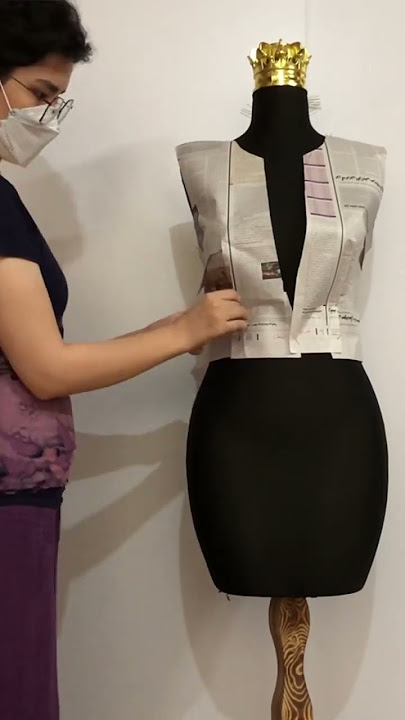 making a newspaper dress | 📰🗞
