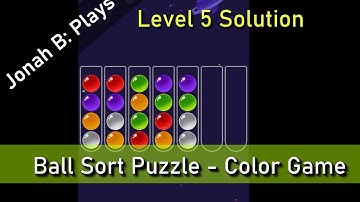 Ball Sort Puzzle - Color Game Level 5 Solution