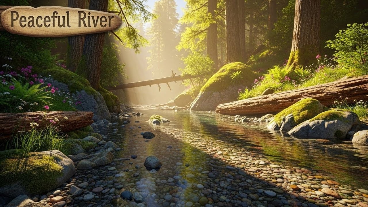 River Soundscape 🌿 Peaceful Water Ambience for Meditation, Study, and Relaxation #187