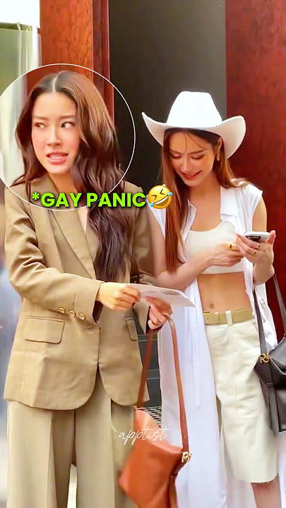 Fans tease her and she panics🤣#namtantipnaree #namtan #namtanfilm #plutotheseries