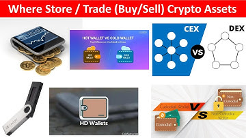 CEX vs DEX | Cold vs Hot Wallet | HD Wallet | Custodial vs NonCustodial Wallet | Hardware Wallet