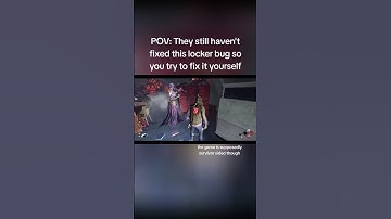 This LOCKER BUG in DBD is c r a z y #dbd #deadbydaylight #dbdshorts