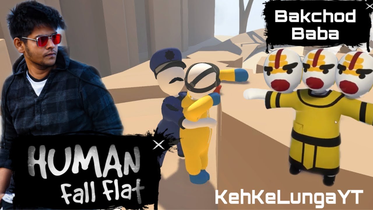HUMAN FALL FLAT LIVE || HFF LIVE || BABA KI BAKCHODI || 
