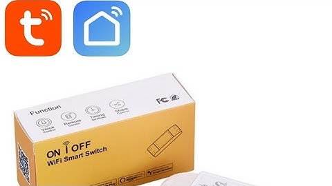 CÔNG TẮC ĐIỀU KHIỂN BẬT TẮT ĐÈN QUA WIFI TUYA SỬ DỤNG ỨNG DỤNG SMART LIFE NF-101A