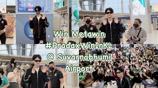 20221123 Win Metawin @ Suvarnabhumi Airport #PradaxWinInKL #Prada #winmetawin