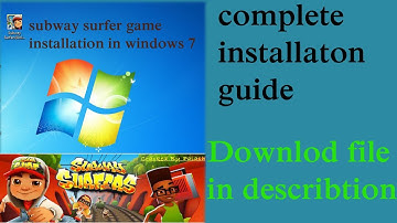 how to install subway surfer game in pc laptop windows 7  without any android amulater/os