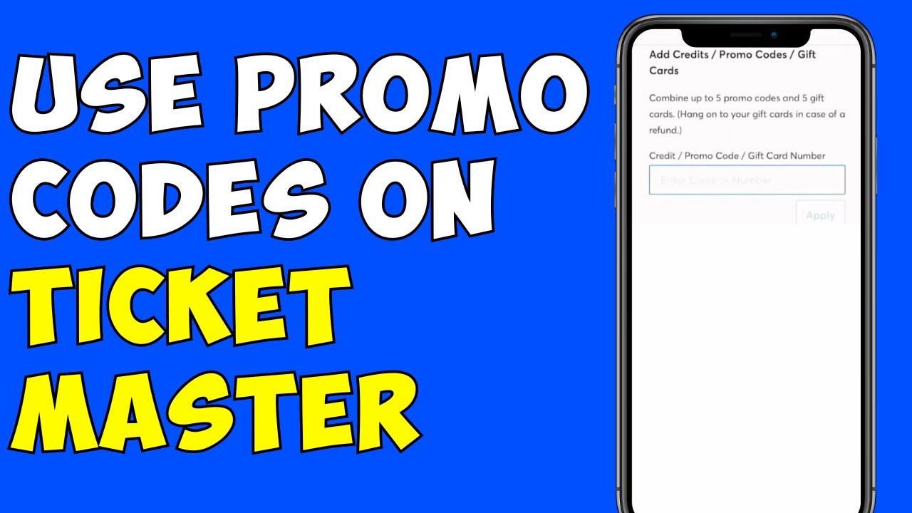 How do I use Promo Codes? – Ticketmaster Help