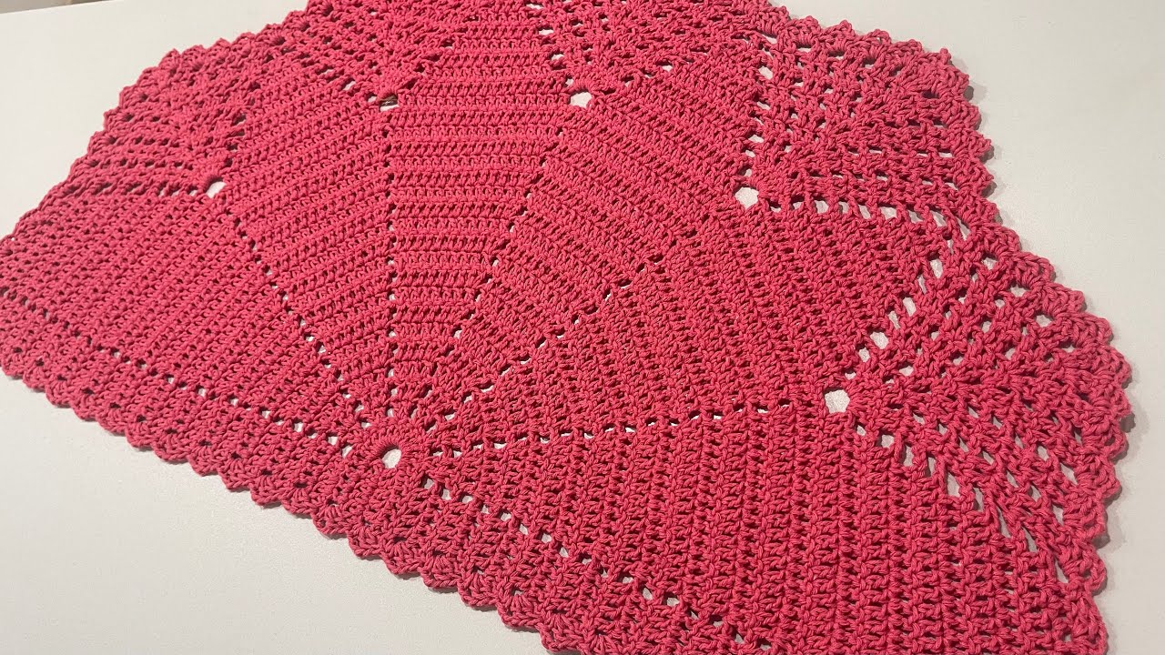 tapete meia lua goiaba facil rapido e economico