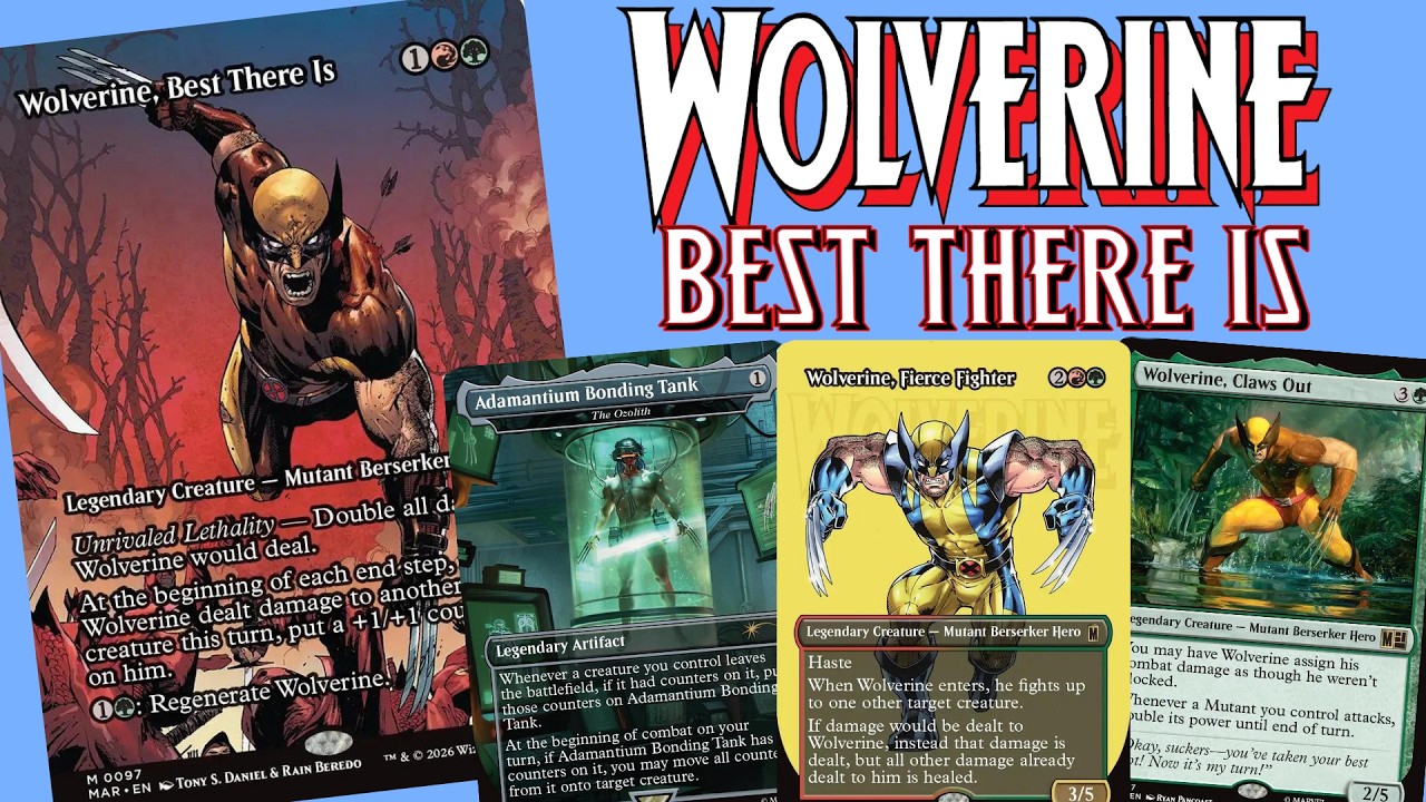 How to build "Wolverine, Best There Is" with ALL MARVEL cards | MTG Deckbuilding Guide