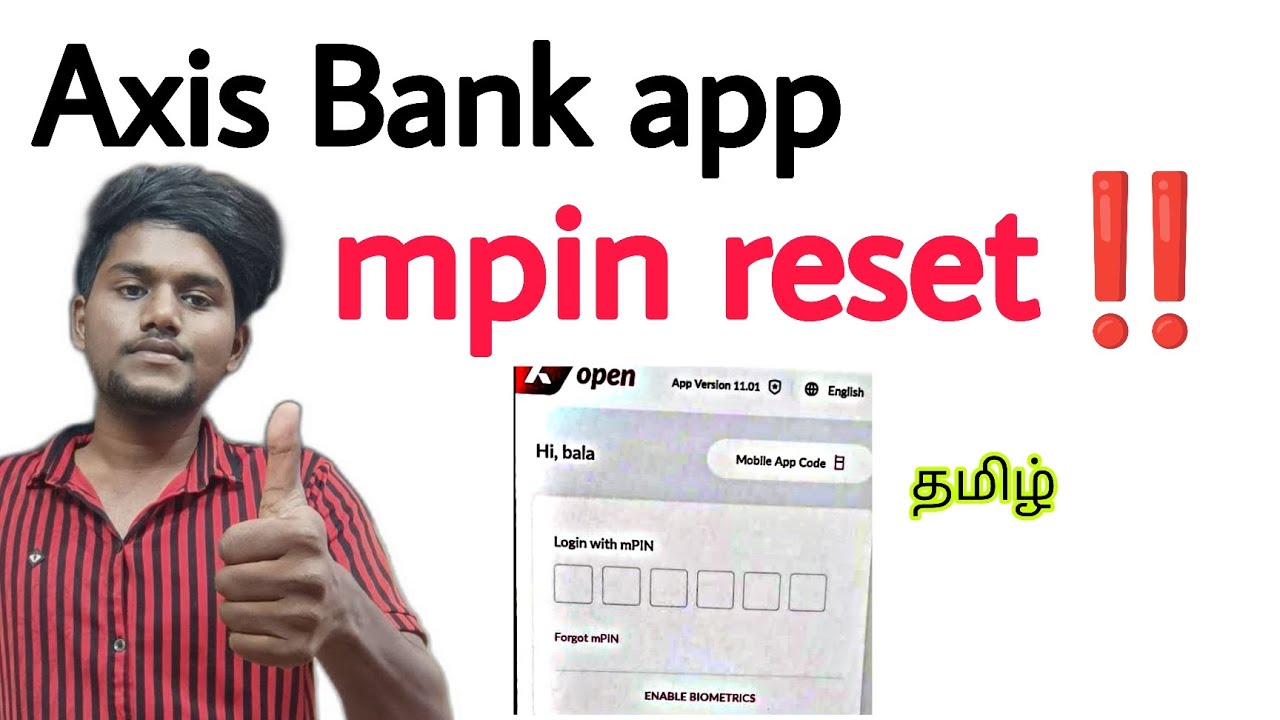 how to reset mpin of axis bank mobile app / axis bank app mpin forgot ...