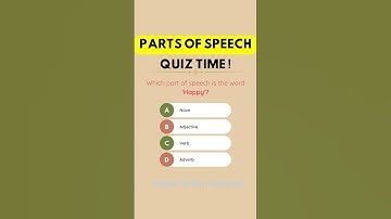 Parts of Speech Quiz: Test Your English Grammar Knowledge