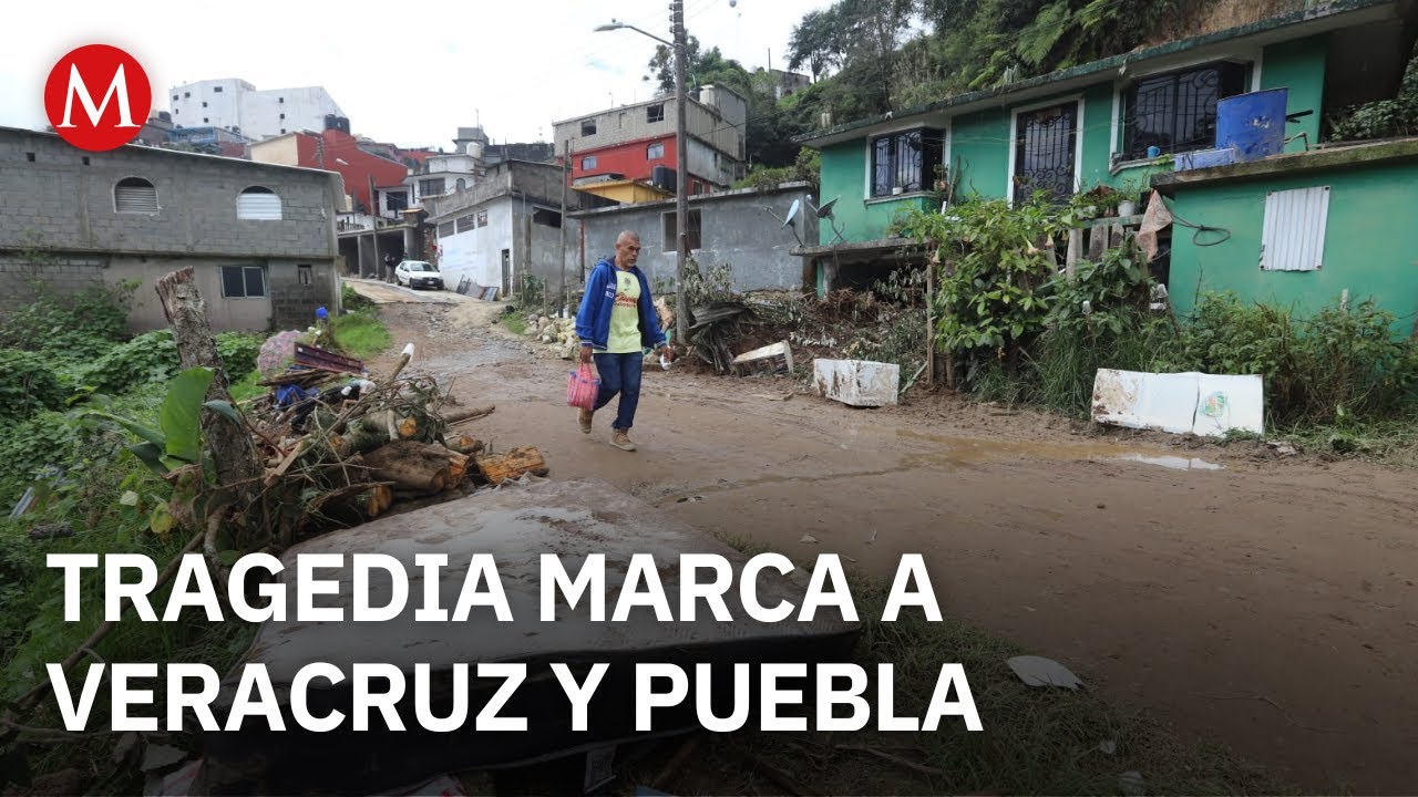 ¿Qué ha pasado con las afectaciones por las lluvias en Veracruz y Puebla?