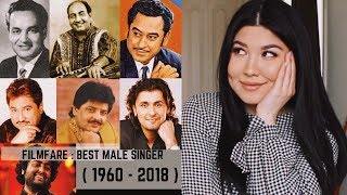 Filmfare Award for Best Male Playback Singer Ever | DANISH NAZARI
