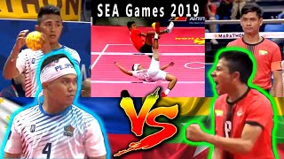 Sepak Takraw - PHILIPPINES VS MYANMAR ! SEA Games 2019 ! Double's Event ! 1st Regu