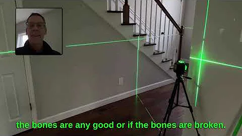 Sinking House - Laser Check to see if floors are level?