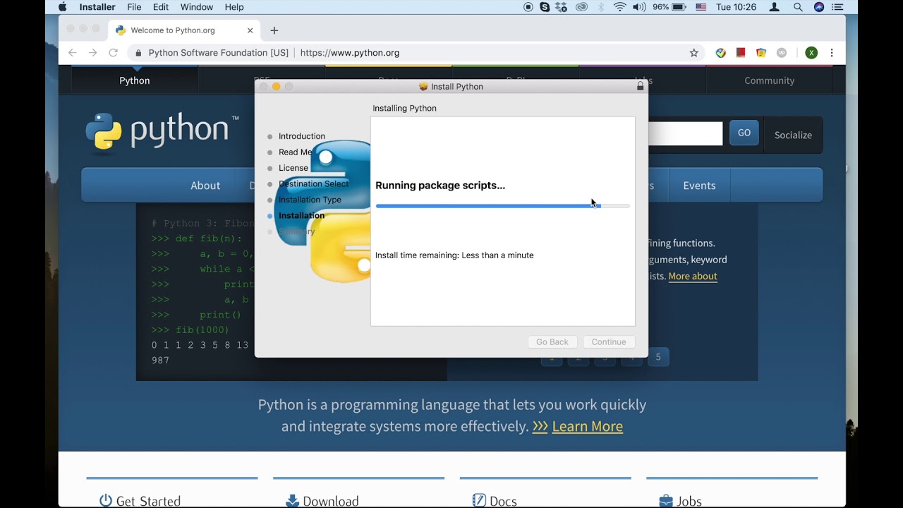 how to start using python on mac