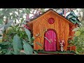 Fairy house diy  cardboard fairy house