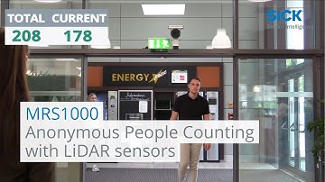 Anonymous People Counting with LiDAR sensors | SICK AG