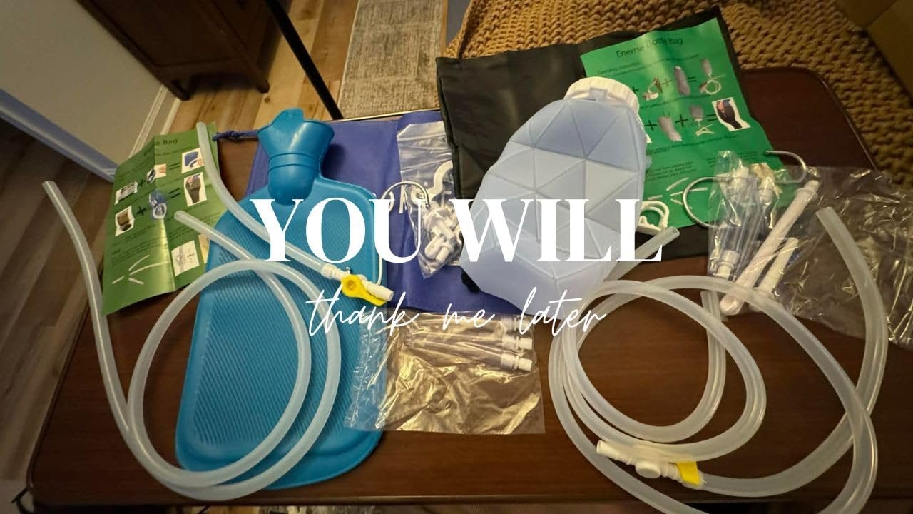 Enema Kit, 2l Enema Bag, Long Silicone Hose, Multi Size Reusable Tips ...
