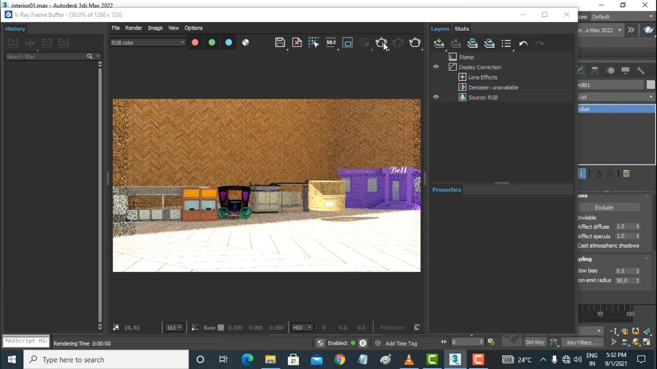 Vray 2022 for 3ds max 2022 V ray complete intereore scene