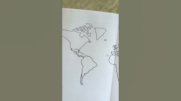 Drawing world map day 17 trying to drawing America better #worldmap #mapper #worldmapdrawing