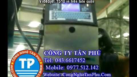 Dây chuyền máy in phun date công nghiệp Tân Phú