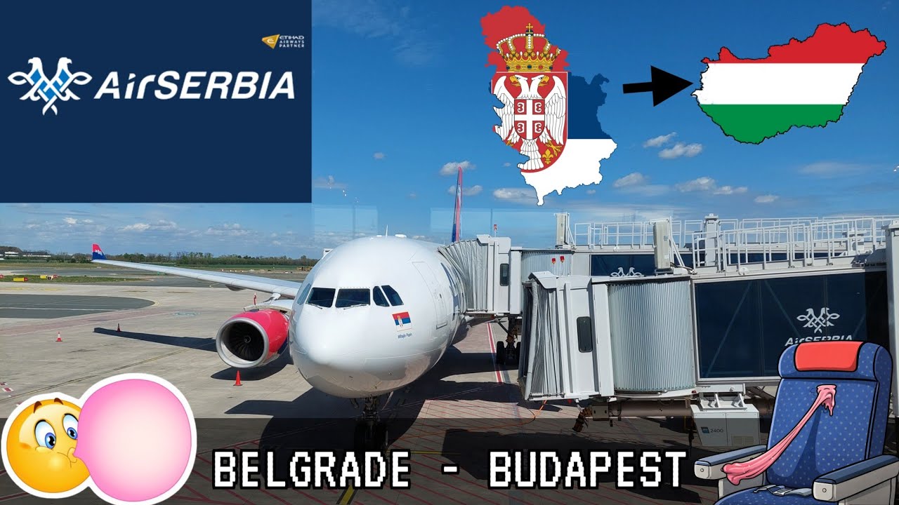 €70 Flight HORROR! 😱 “Air Serbia flight to Budapest 🇭🇺  Free Used Chewing Gum Seat Included!” 