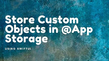 Storing Custom Objects in @AppStorage in SwiftUI for iOS 14