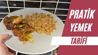 PRATİK YEMEK TARİFİ | SOSLU TAVUK VE ARPA ŞEHRİYE PİLAVI TARİFİ