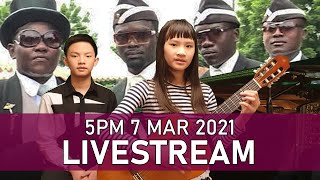 Sunday 5PM Piano Livestream Coffin Dance \& Your Lie In April + Emma! | Cole Lam 14 Years Old
